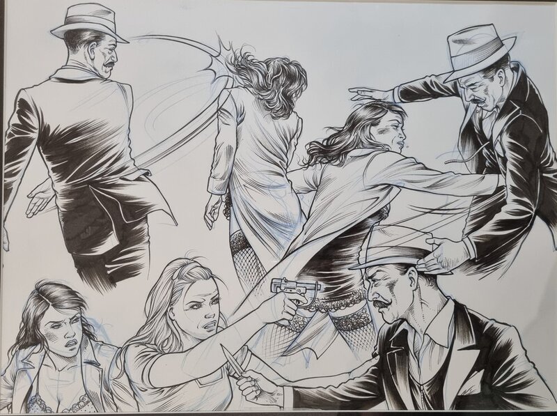 For sale - Thomas Du Caju, Planche originale (47) de Saboteuses T.4 - Comic Strip