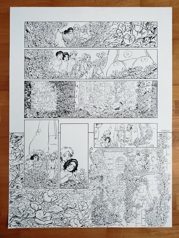 En vente - François Gomès, Castlewitch t3 necromalificum - Planche originale