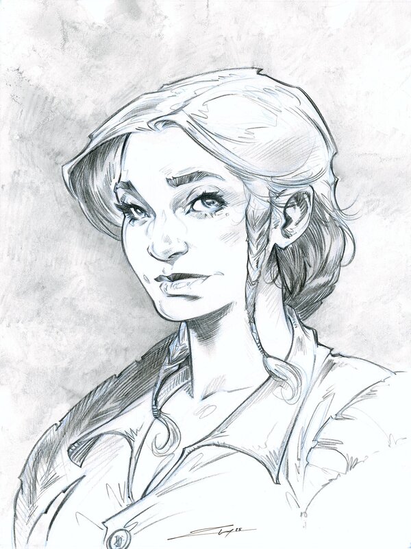 For sale - Nains : Enime by Pierre-Denis Goux - Original Illustration