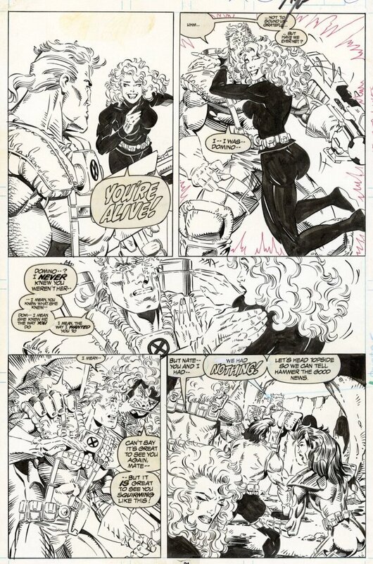 Cable - T4 p21 by Rob Liefeld, Art Thibert, Al Milgrom, Fabian Nicieza - Comic Strip