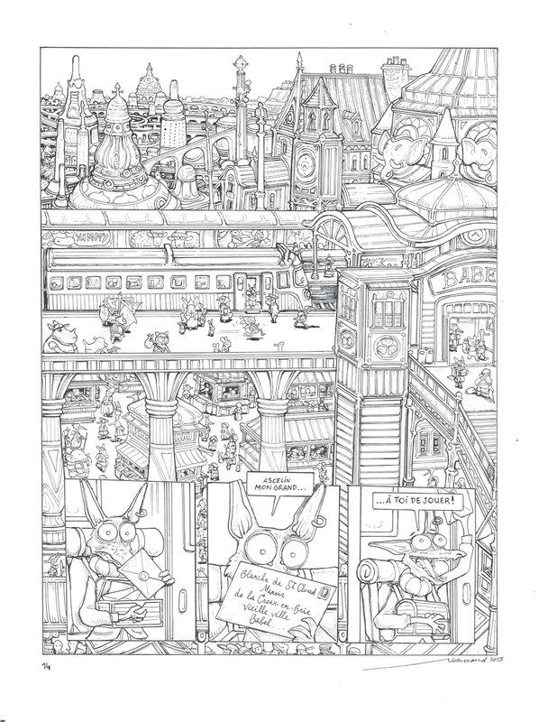 For sale - Lionel Richerand, Loïc Clément, Anne Montel, Lionel Richerand - Folklore p.14 - Comic Strip