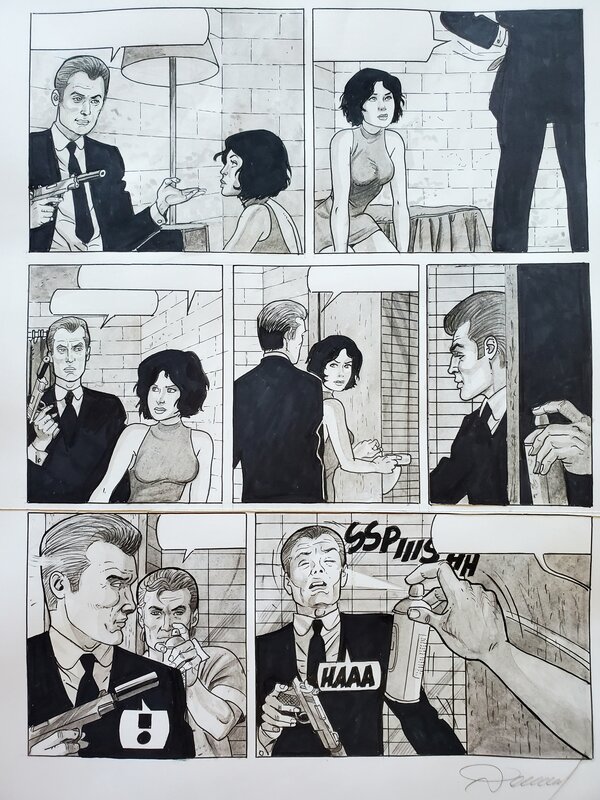 LES CRABES par Renaud - Planche originale
