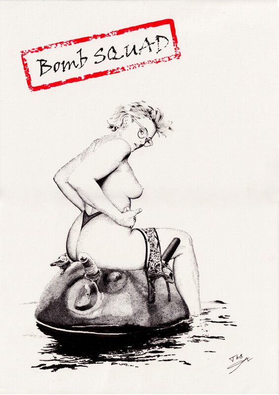 Bomn Squad par Thib - Illustration originale