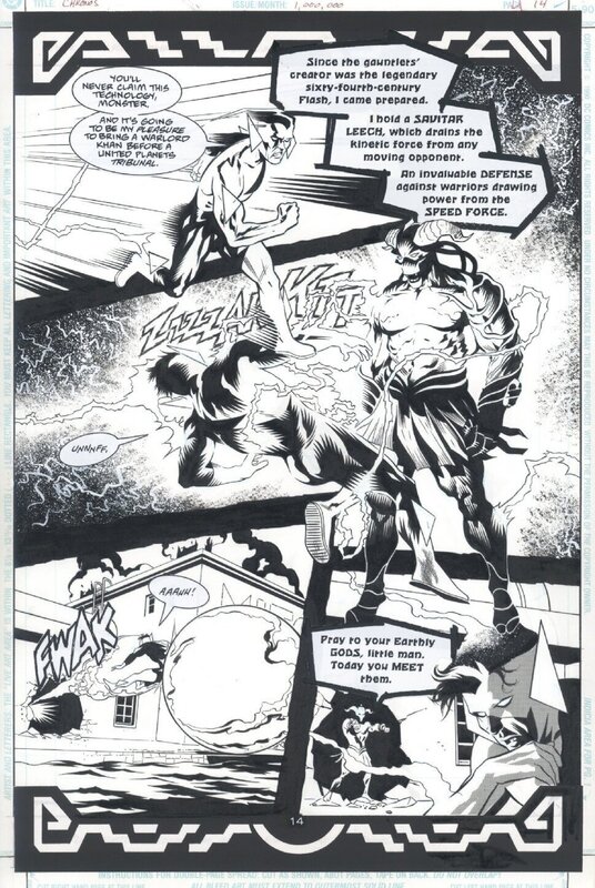 J.H. Williams III, Mick Gray, Chronos #1,000,000 DC - page 14 - Comic Strip
