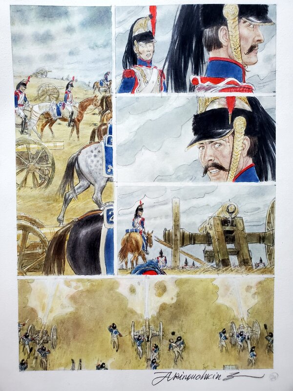 Andréi Arinouchkine, LA FACE CACHEE DE WATERLOO    T2    couleur directe - Sketch
