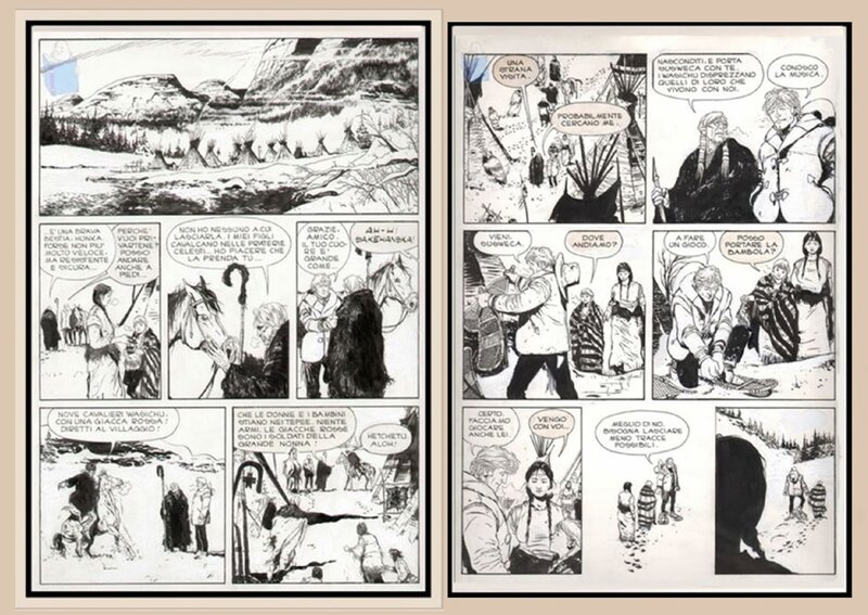 Ken PARKER Par Pasquale Frisenda Planche Originale Ken PARKER Par Pasquale Frisenda Planche Originale