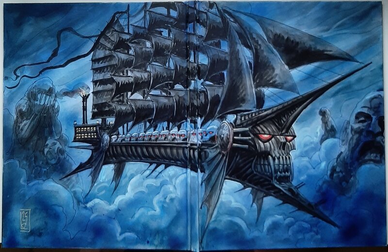 Olivier Ledroit, Blank Cover Requiem Chevalier Vampire édition collector - Original art