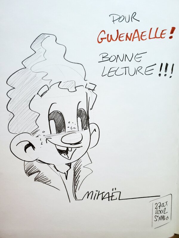 Mikaël, JUNIOR L'AVENTURIER    T2 LOCH NESS - L'ETRANGE RENCONTRE - Dédicace