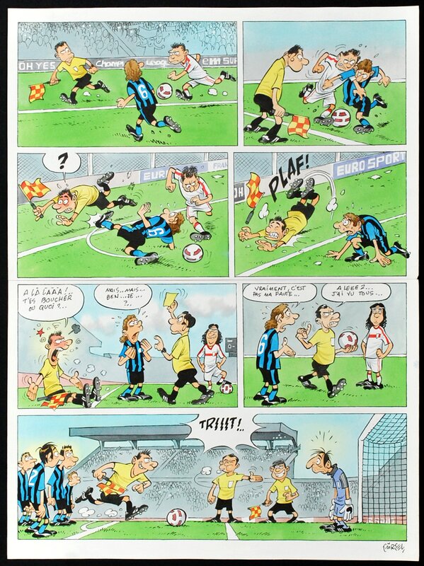 For sale - Planche et dessin originaL de Gürçan Gürsel - Comic Strip