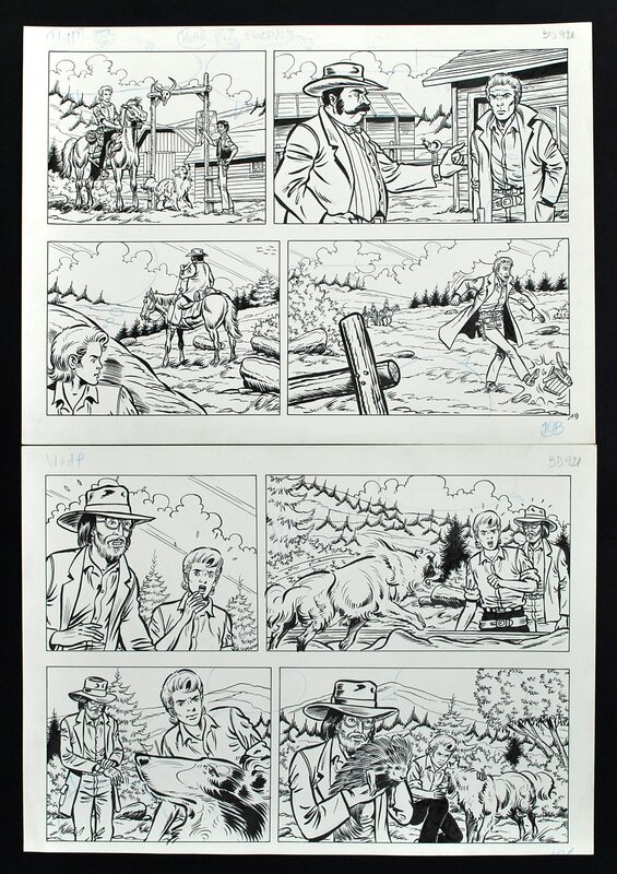 En vente - Studio Vandersteen, Planche originale de BESSY - Planche originale