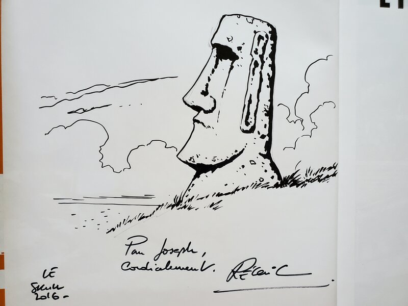Régric, LEFRANC   T27 L'HOMME-OISEAU - Dédicace