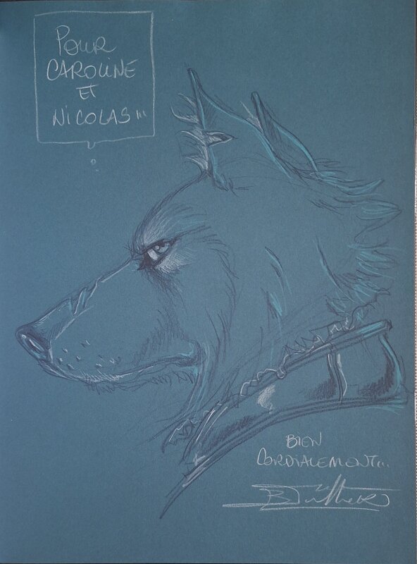 Loup-Gris par Béatrice Tillier - Dédicace