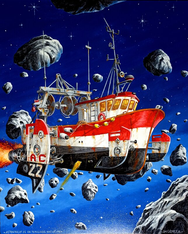 For sale - Jim Colorex, Astrochalut 22 en périlleuse navigation - Comic Strip