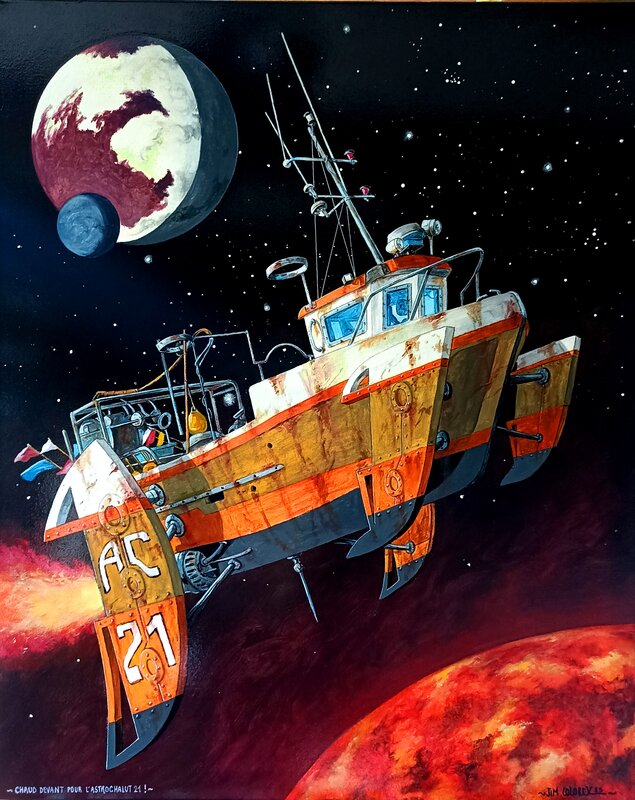 For sale - Jim Colorex, Chaud devant pour l' Astrochalut 21 ! - Comic Strip