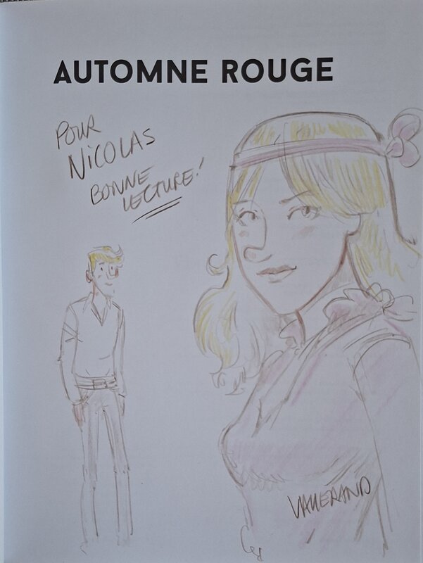 Automne rouge par Richard Vellerand - Dédicace