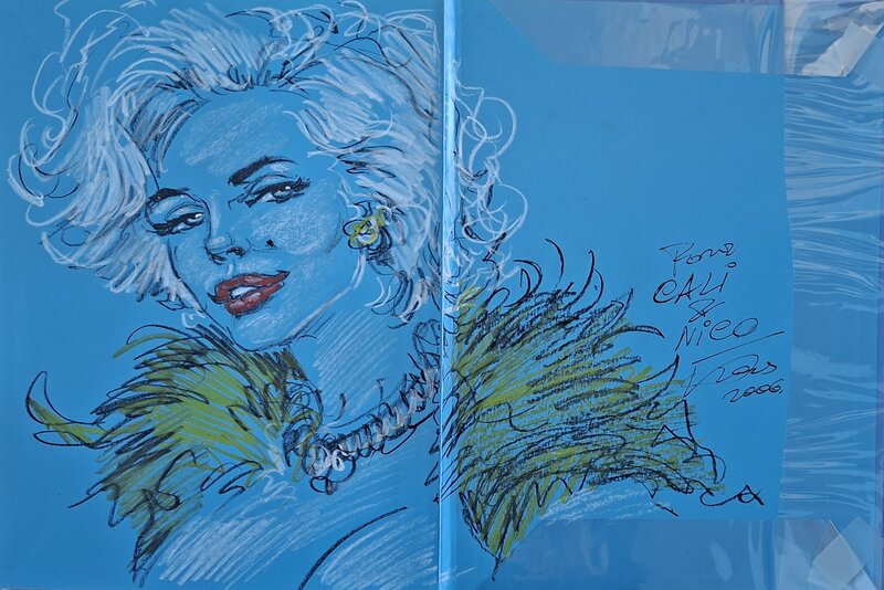 Kas, Marilyn Monroe - Shooting Star - Sketch