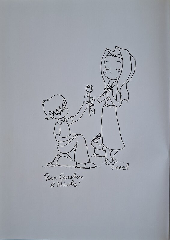 Lou et Tristan par Julien Neel - Dédicace