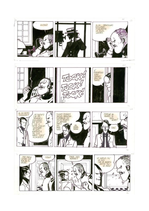 En vente - Tango par Hugo Pratt - Planche originale