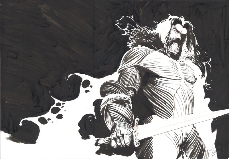 En vente - Ronan Toulhoat - Dracula - Illustration originale