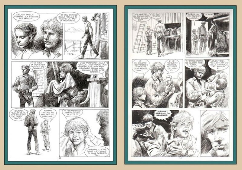 Ken PARKER par Giorgio Trevisan - Planche originale