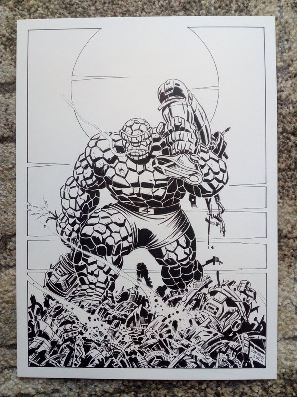 For sale - Fantastic four la chose / giorgio comolo - Original Illustration