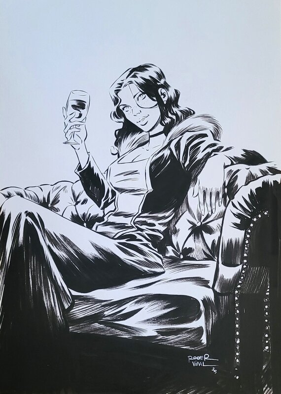 Roger Vidal, Joséphine ( Sherlock Holmes contre Arsène Lupin ) - Original Illustration
