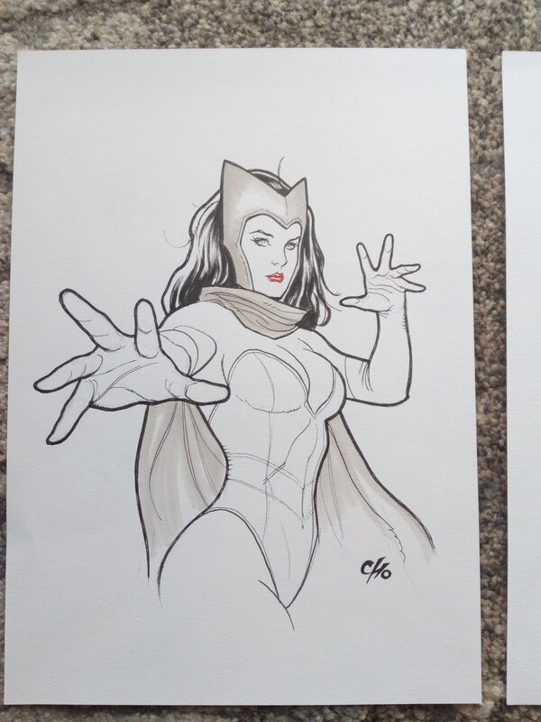 For sale - Scarlet witch / frank cho - Original Illustration