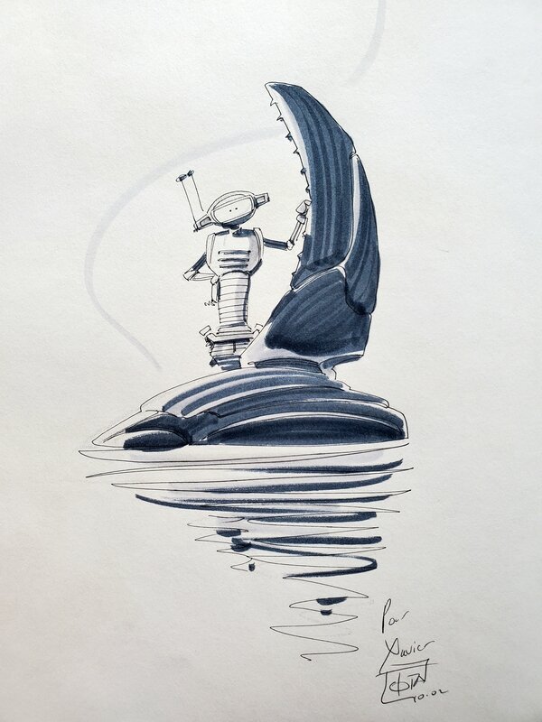 Ciro Tota, AQUABLUE   T5 PROJET ATLANTA - Sketch