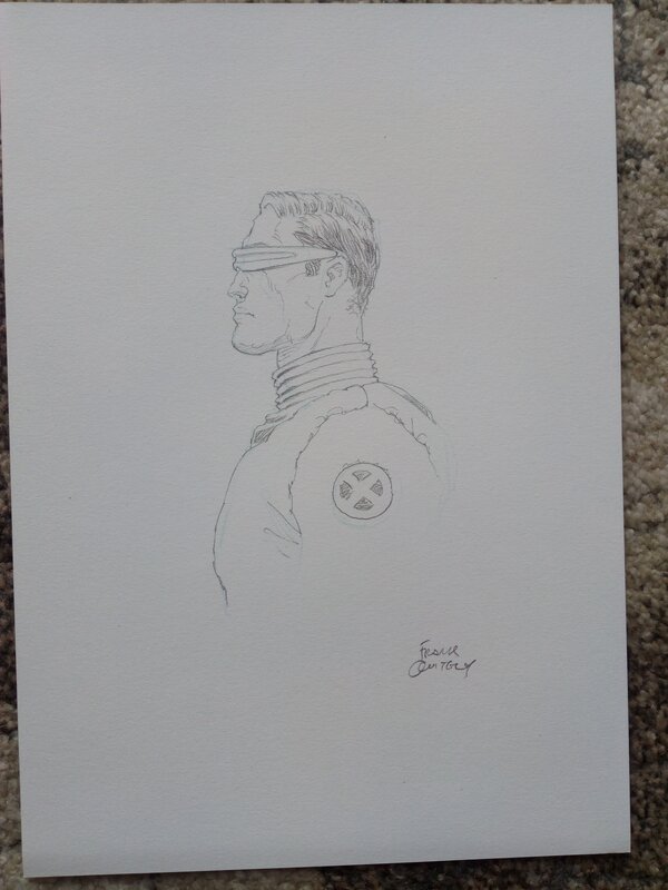 En vente - X-Men cyclops / frank quitely - Illustration originale