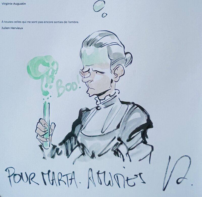 Marie Curie by Virginie Augustin - Sketch