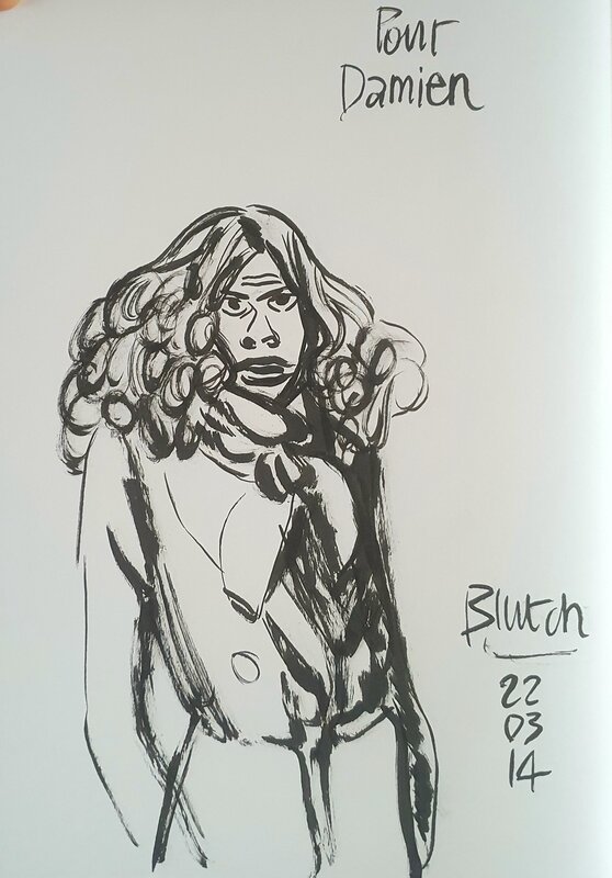 Dédicace de Blutch - Vitesse moderne - Dédicace