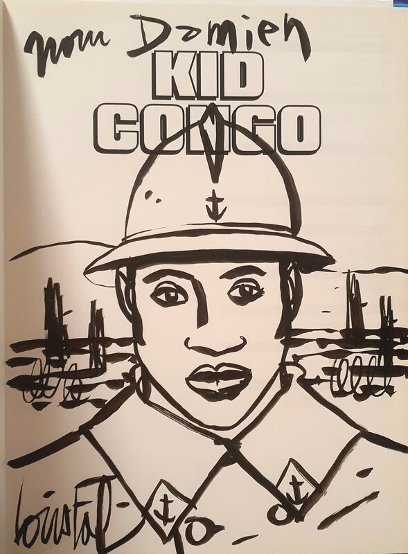Dédicace Loustal - Kid Congo - Sketch
