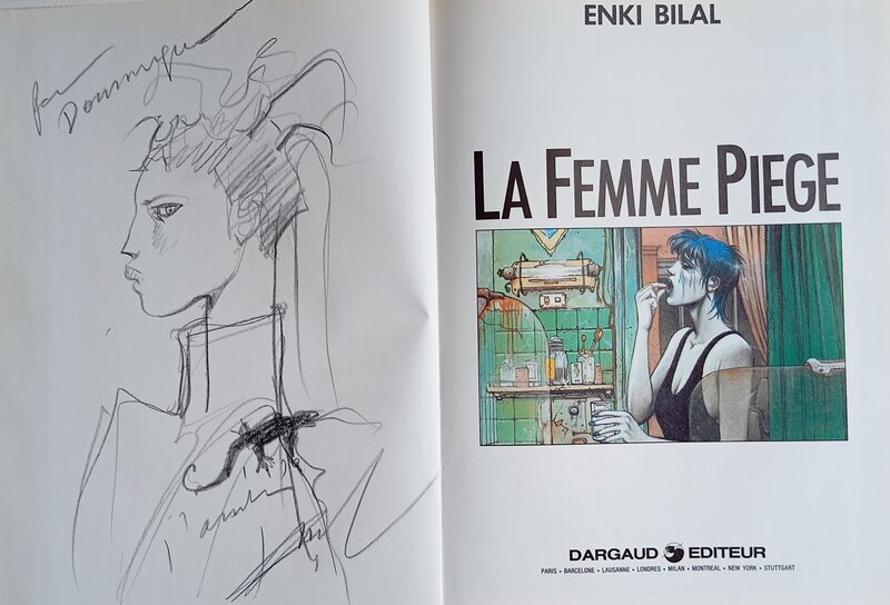 Enki Bilal, Un lézard sur l'épaule - Sketch