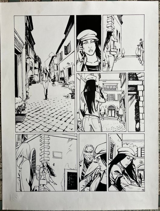 Henri Reculé, Original page - Cassio T3 - La Troisième plaie - Comic Strip