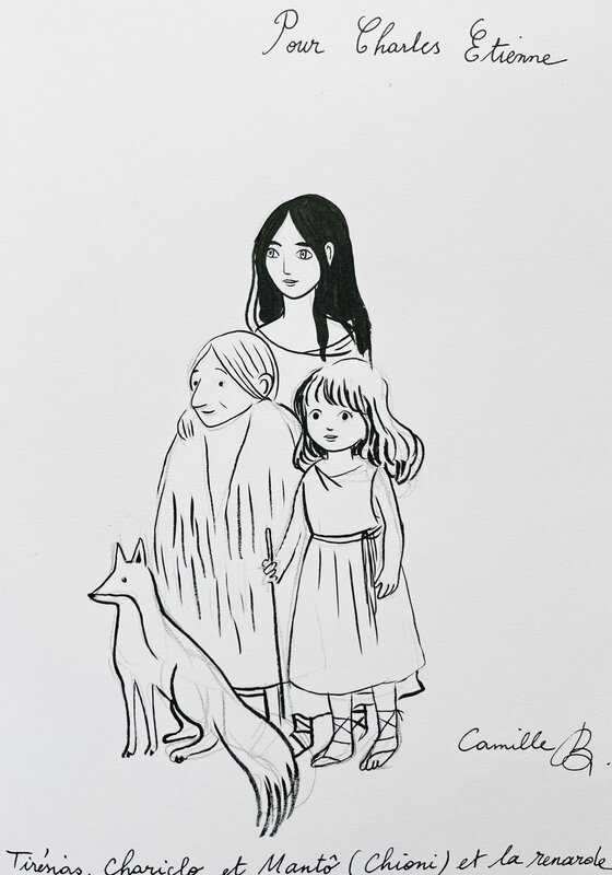 Tiresias by Camille Bordes - Sketch