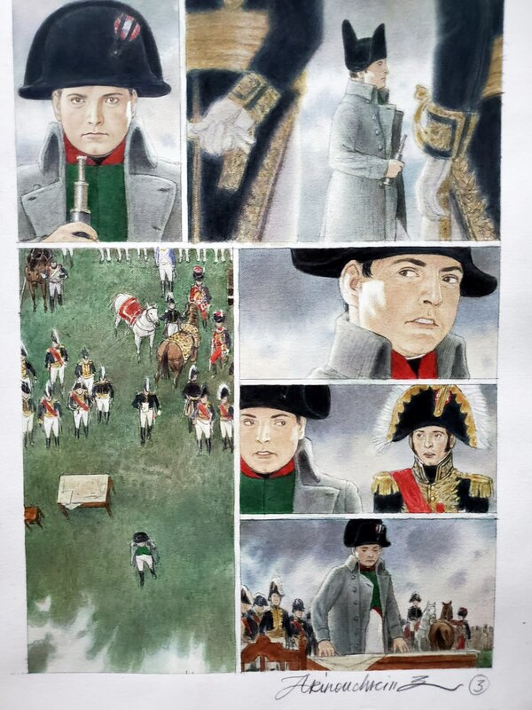 Andréi Arinouchkine, LA FACE CACHEE DE WATERLOO    T2   couleur directe - Comic Strip