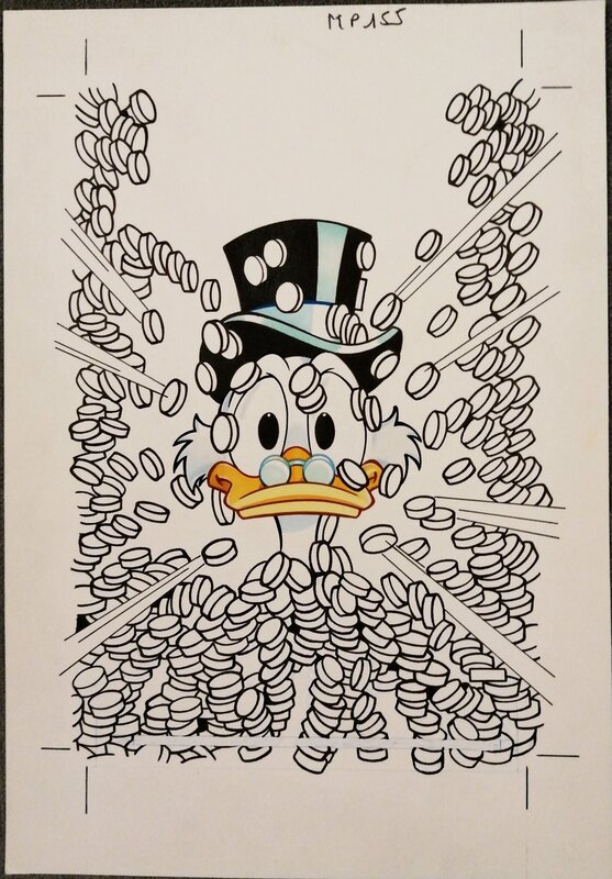 L'or aime Picsou by Olivier Fiquet - Original Cover