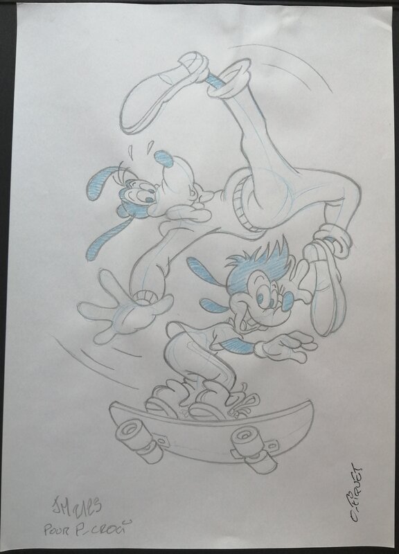 Max et Dingo par Olivier Fiquet - Couverture originale