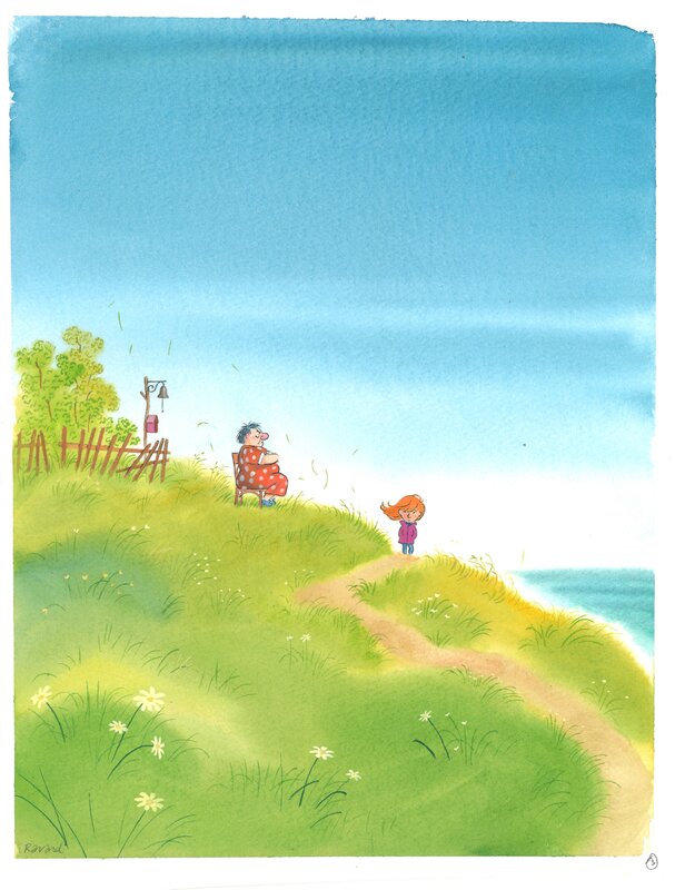 For sale - François Ravard - Couverture Sur le chemin de Reinette - Original Cover
