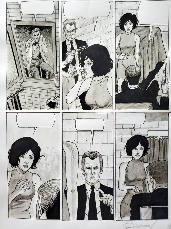 LES CRABES par Renaud - Planche originale