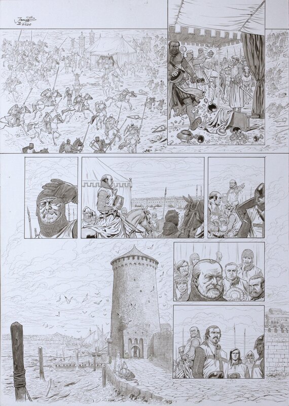 Dan Ianos, Jovan Stojanovic, Drazen Kovacevic, La Croix sanglante Tome 2 - Terre sainte - Comic Strip