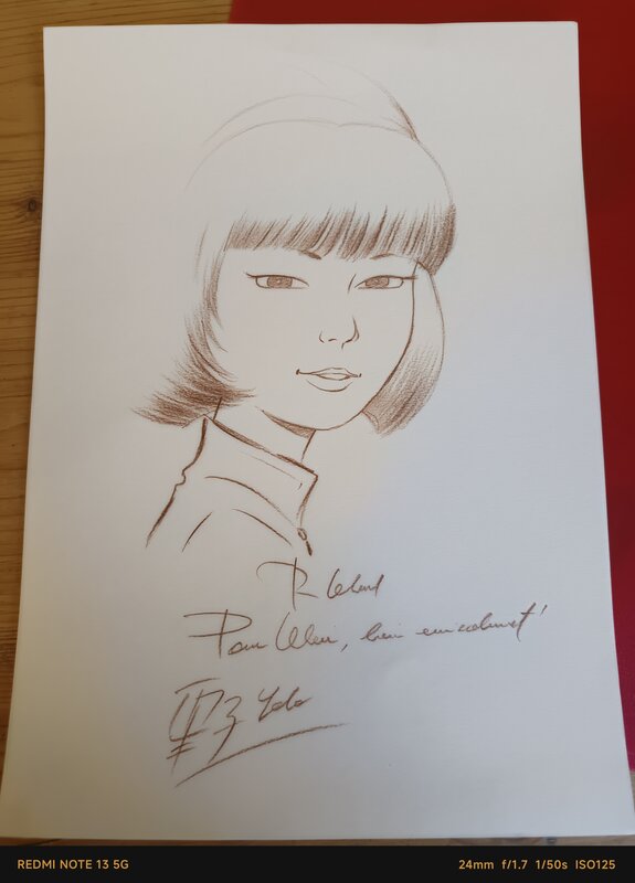 Yoko tsuno par Leloup - Dédicace