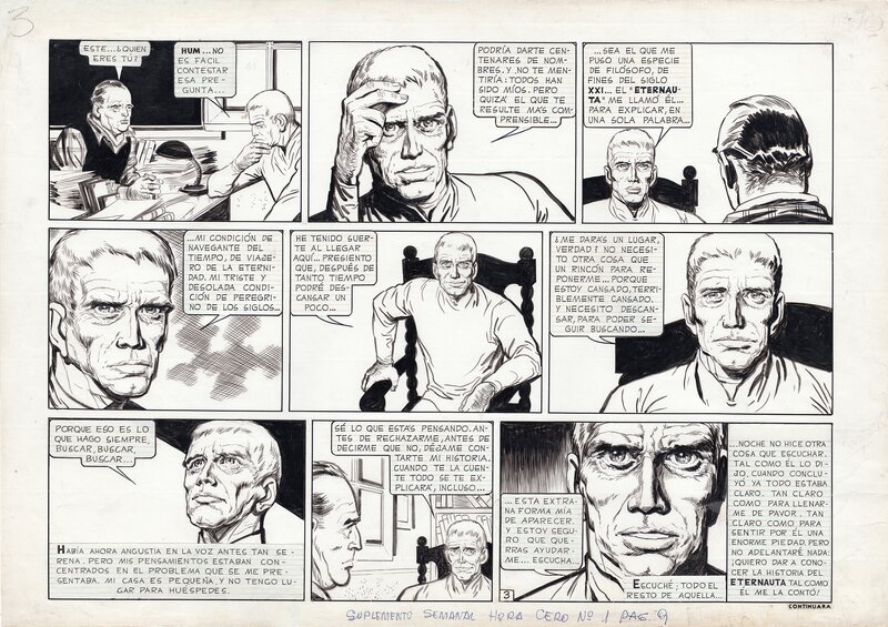 Francisco Solano Lopez, Hector Oesterheld, EL ETERNAUTA I - Episode 1 page 3 - Comic Strip