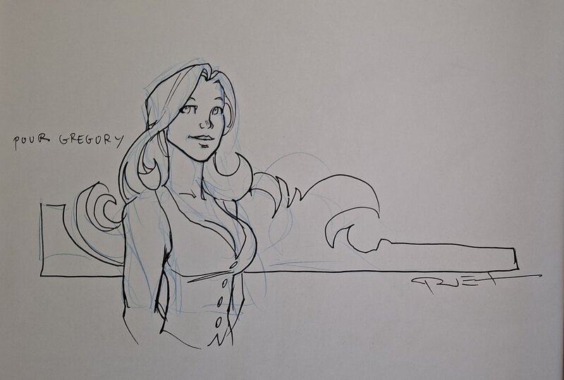 Peggy - Travis par Christophe Quet - Dédicace