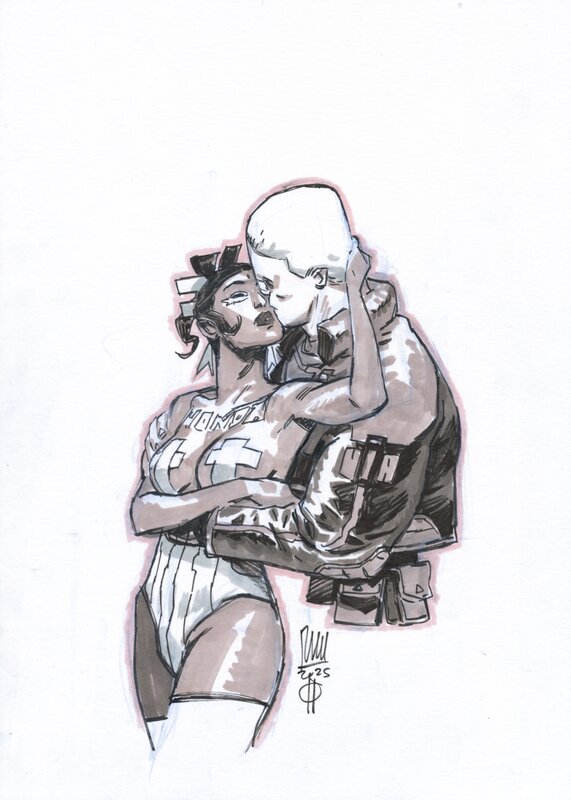 For sale - Ishrat et Zach by Roberto Ricci - Sketch