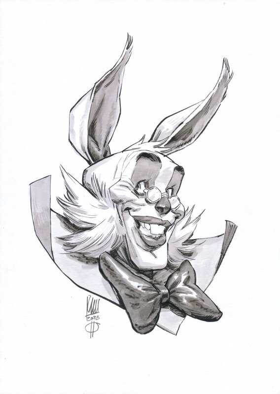 En vente - Springy Portrait par Roberto Ricci - Illustration originale