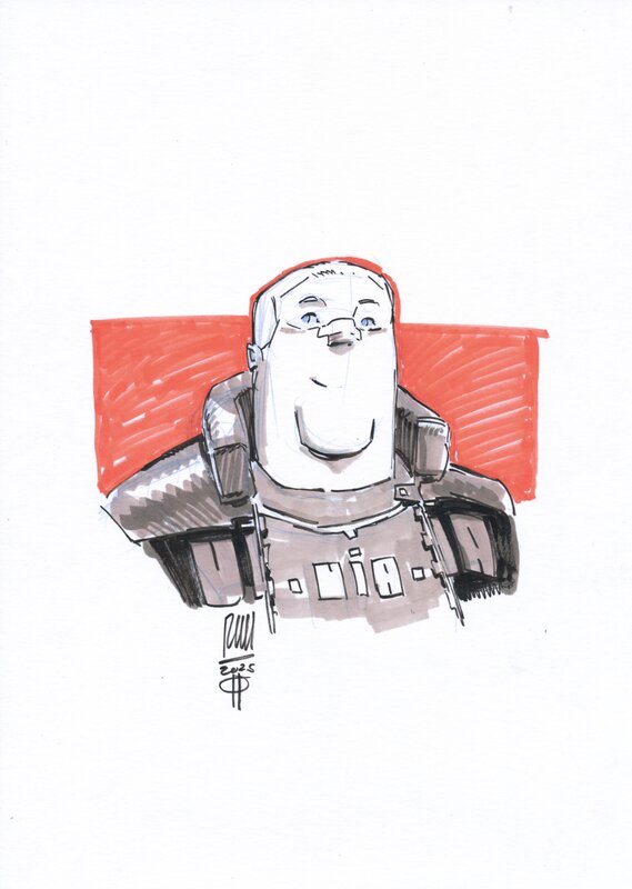 En vente - Zach Portrait par Roberto Ricci - Dédicace