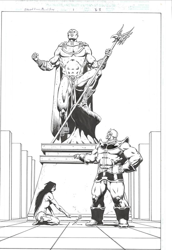 For sale - Jim Starlin, Millenial visions #1 page 8 - Comic Strip