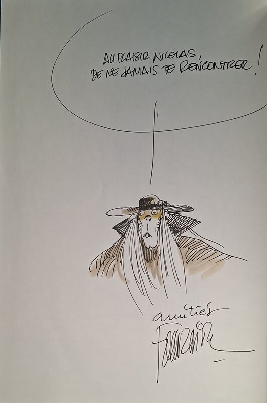 L'Ankou - Spirou by Jean-Claude Fournier - Sketch