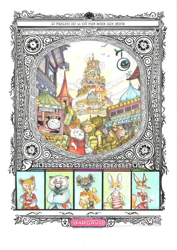 For sale - Lionel Richerand - Folklore 4ème de couverture - Original Cover